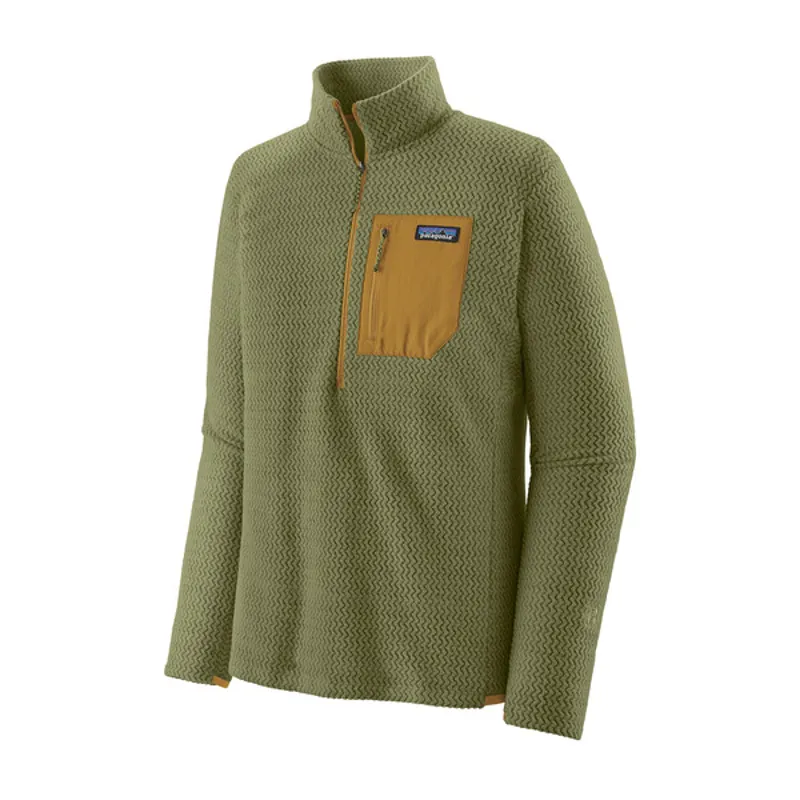 Patagonia R1 Air Zip Neck in Buckhorn Green