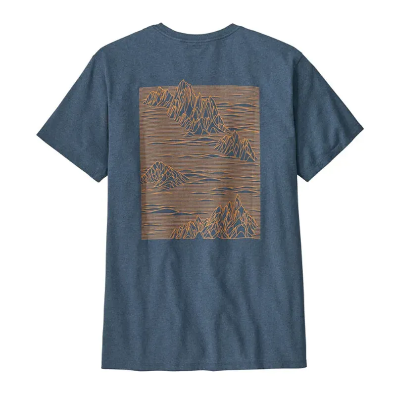 Patagonia Strataspire Responsibili-Tee in Utility Blue