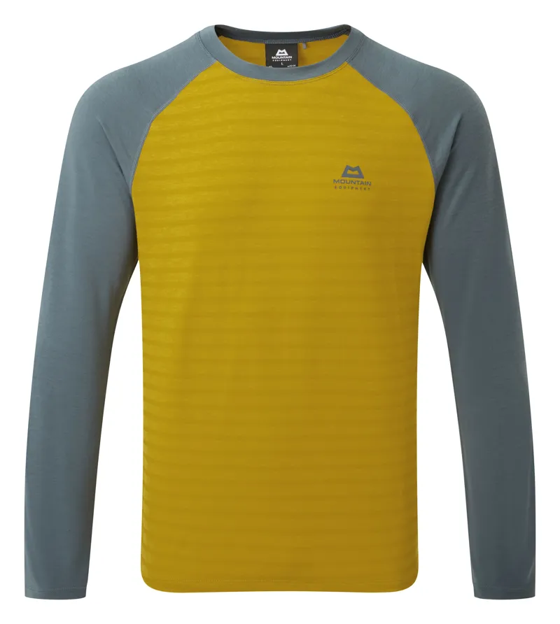 Mountain Equipment Mens Redline Long Sleeve Tee Acid Stripe/Moorland